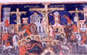 Wall painting: the Crucifixion