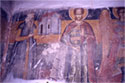 Wall painting: the founder of the monastery