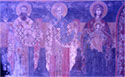 Wall paintings in the narthex of the katholikon