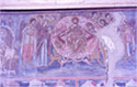 Wall paintings in the narthex of the katholikon: detail of the Second Coming