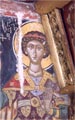 Wall painting on the north wall of the chapel of Agios Dimitrios: Saint George