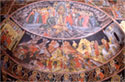 Wall paintings in the apse of the choros: the Resurrection