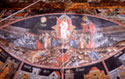 Wall paintings in the apse of the choros: the Ascension