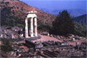The tholos and the treasuries at the Athena Pronaia sanctuary