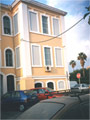 Building's south corner