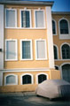 Detail of the building's south side