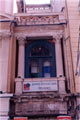Detail of the building's west side