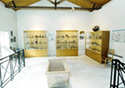 Interrion of the Archaeological Collection with vases showcases