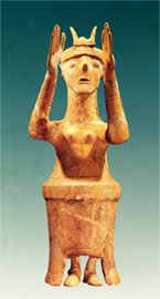 Frontside of the Karphi Goddess