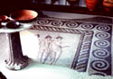 Mosaic pavement with the Three Graces