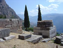View of the archaeological site