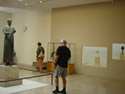 View of the permanent exhibition with the showcase of charioteer