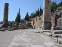 Λεπτομέρεια της βόρειας πλευράς του ναού του Απόλλωνα