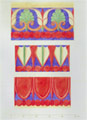 Drawing reconstruction of the painted kymatia