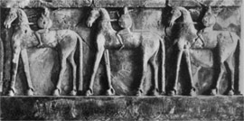 View of the frieze