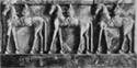 Frieze with horsemen from Temple A at Prinias