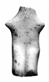 Main side of a protocycladic marble idol