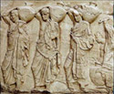 'Hydria-bearers' from the Parthenon frieze