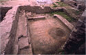 Detail of the roman baths