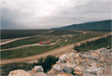 General view of the area and the excavation