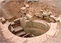 View of the entrance and the burial chamber