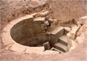 View of the tomb
