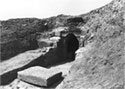 View of the tomb entrance