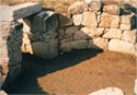 The burial chamber of the tholos tomb