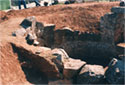 View of the tholos tomb
