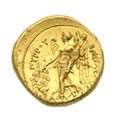 Golden stater of Pyrros with Nike representation