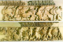 View of the Gigantomachy, north frieze