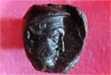 Sealing (impression in clay created by a seal) with the portrait of Ptolemy IV