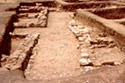 View of Bronze Age buildings
