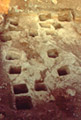 View of the rock-cut tombs