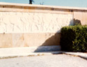 Detail of the monument with the frieze