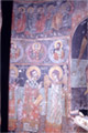 Wall paintings in the central apse of the sanctuary