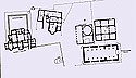 Plan of the Greek Baths, where the four construction stages are depicted