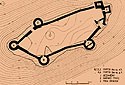 Topographic drawing of the Fortress