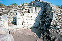 Twin gates. Detail of the east gate and the niche.