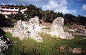 General view of the roman baths