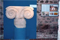 Aeolic capital from the yard of Taxiarchis' small temple at Napi