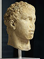 Side view of the athlete's head