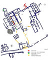 Plan of the mycenaean palace