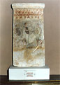 Painted grave stele from Demetrias