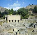 View of the roman odeion of Gortyna