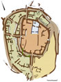 Plan of the neolithic settlement