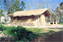 Reconstruction of a neolithic house