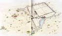 Perspective plan of the archaeological site of Dion