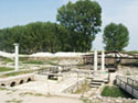 View of the east section of Dion with the Dionysos villa