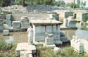 The altar of the Isis temple at Dion and copies of votive offerings